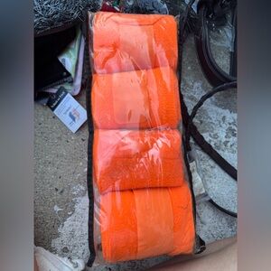 Bright Orange Equestrian Polo Wraps